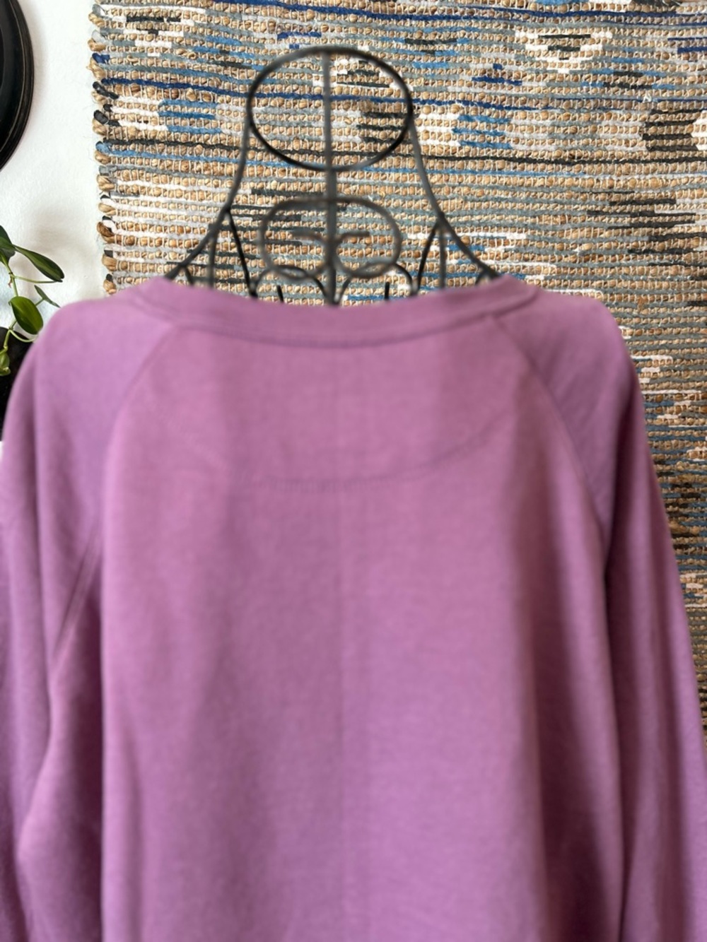 Champion Purple Script Crewneck Sweatshirt - Picture 7 of 10
